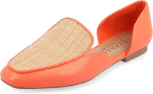 Journee Womens Kennza Tru Comfort Foam Soft Faux Leather Slip On Flats