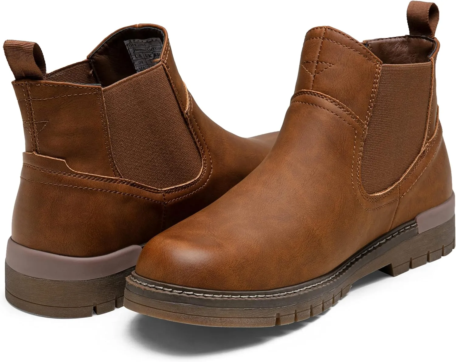 Jousen Chelsea Boots Casual Slip On Ankle Waterproof Mens Boots