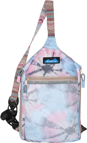 KAVU Yoho Sling Semi Padded Sling Pack Rucksack - Spiral Tie Dye