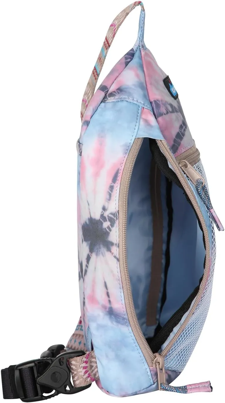 KAVU Yoho Sling Semi Padded Sling Pack Rucksack - Spiral Tie Dye