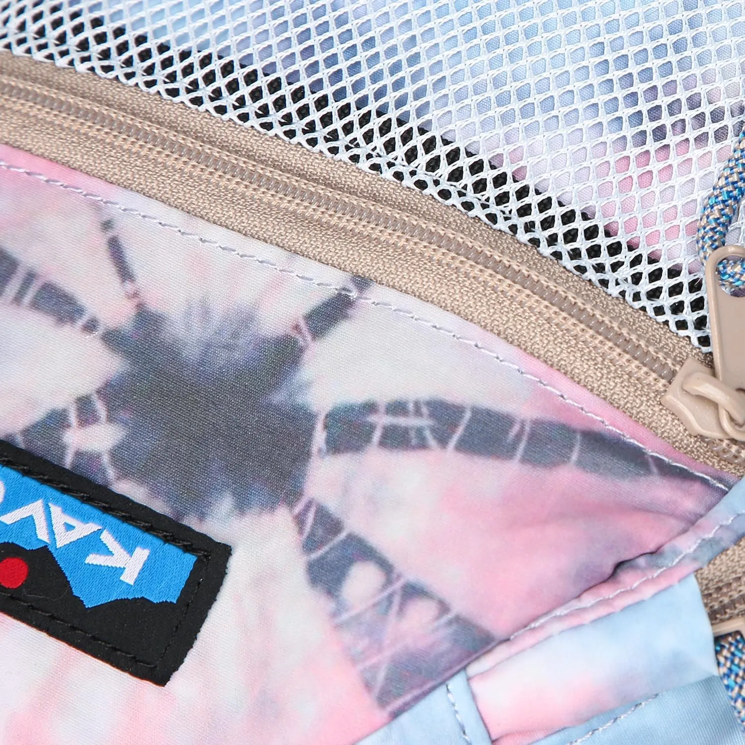 KAVU Yoho Sling Semi Padded Sling Pack Rucksack - Spiral Tie Dye