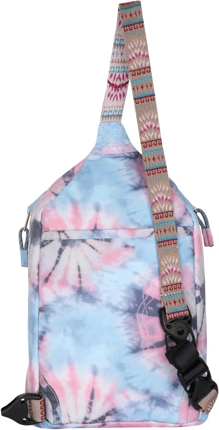 KAVU Yoho Sling Semi Padded Sling Pack Rucksack - Spiral Tie Dye