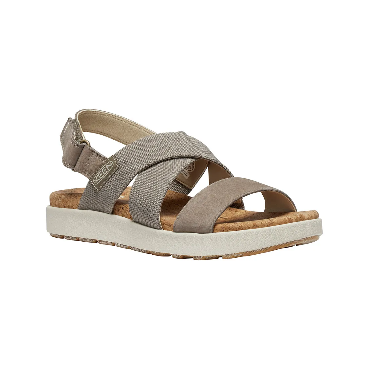 KEEN 1028630 Women's Elle Criss Cross - Brindle/Birch