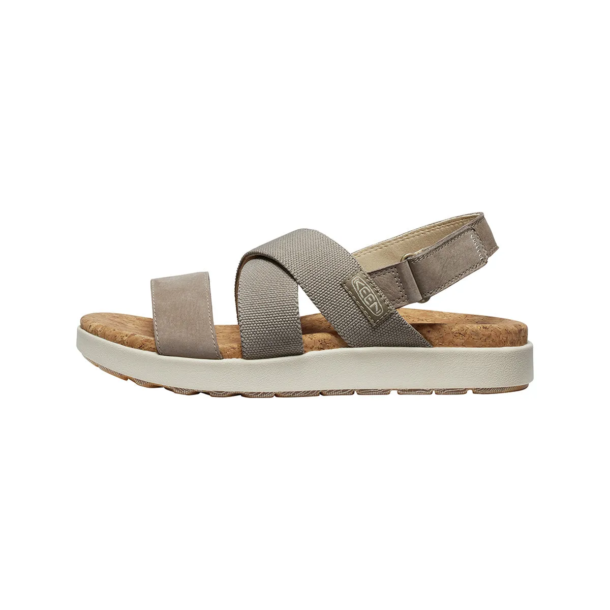 KEEN 1028630 Women's Elle Criss Cross - Brindle/Birch