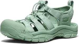 KEEN Women's Newport H2 Closed Toe Water Sandals, Monochrome/Granite Green, 8.5