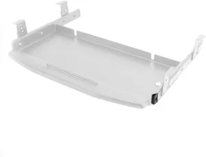 Keyboard Tray Large Working Surface Computer Keyboard Drawer, Keyboard Tray Fits Desks with Beams, Modern Durable Keyboard Shelf with Extra Space (Color : Black)