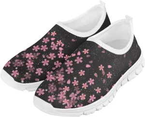 Kids Athltic Shoes Cute Girls Slip On Tennis Shoes Comfy Casual Shoes