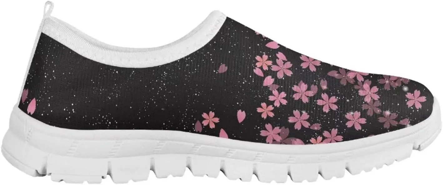 Kids Athltic Shoes Cute Girls Slip On Tennis Shoes Comfy Casual Shoes