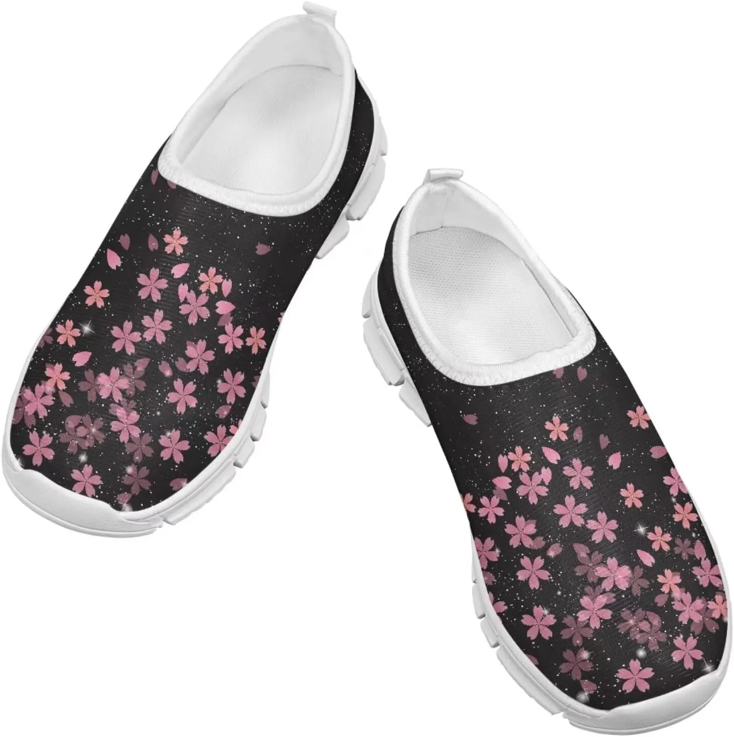 Kids Athltic Shoes Cute Girls Slip On Tennis Shoes Comfy Casual Shoes