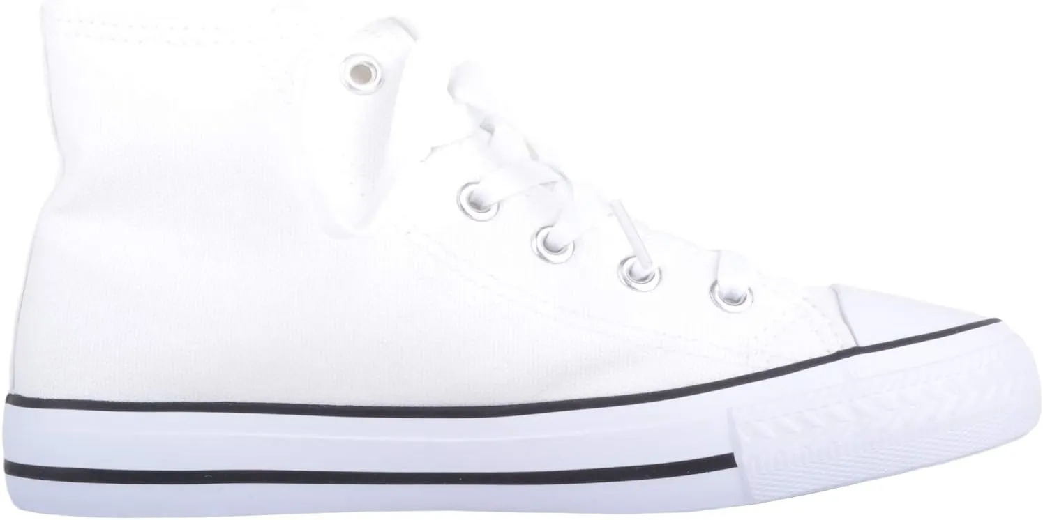 Kids/Childrens Slip On High Top Lace Up Canvas Pumps Trainers Shoes with Matching Sole