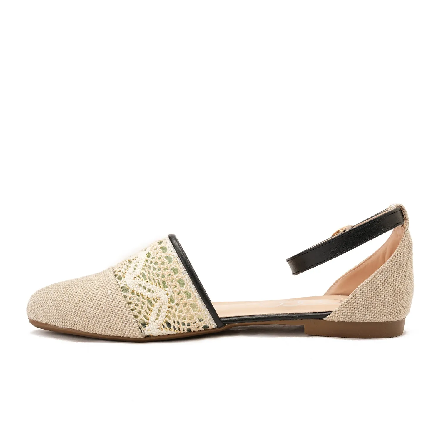 Knitted sandal