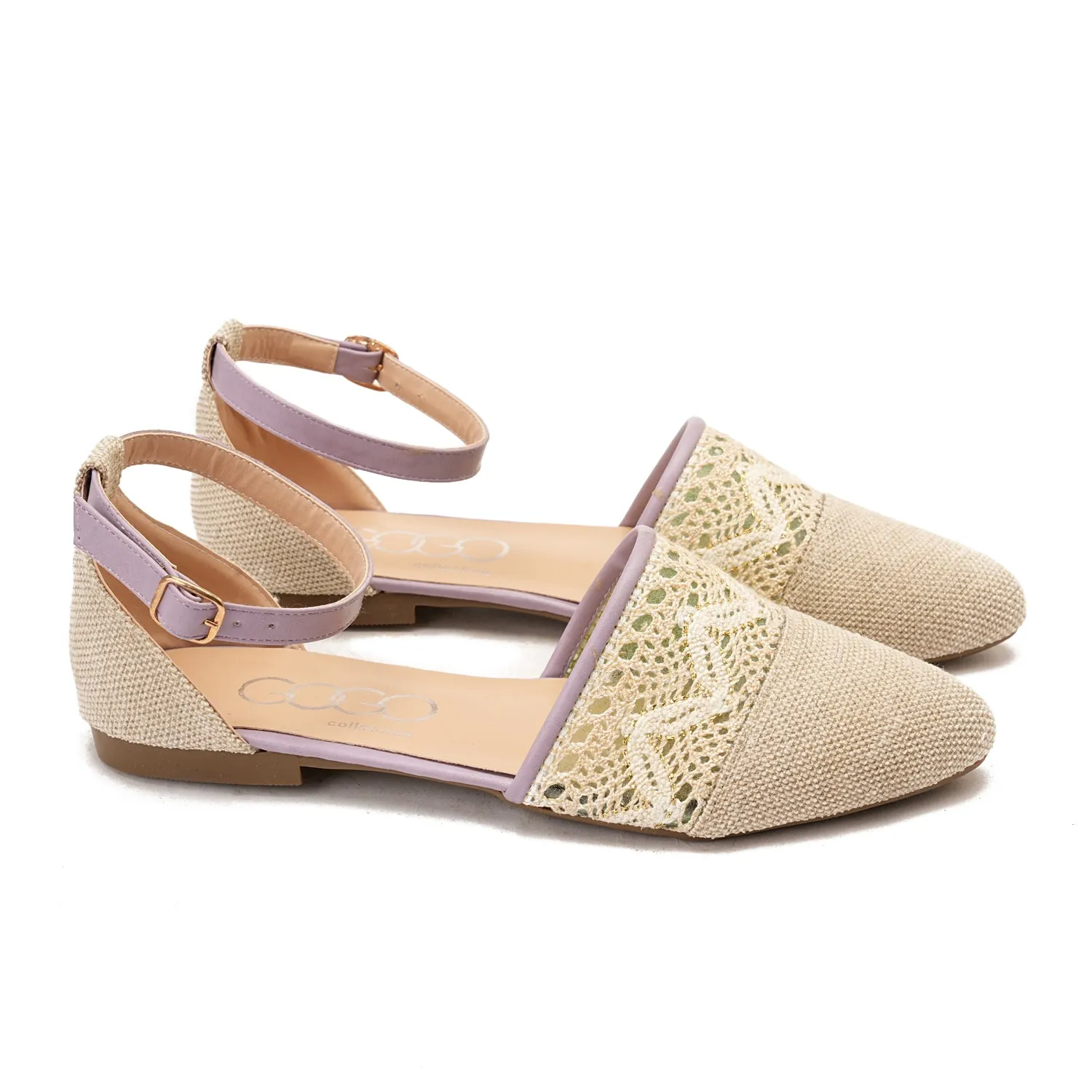 Knitted sandal