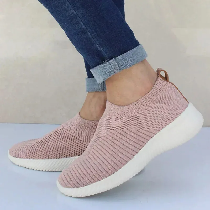 Knitted Sock Sneakers | Women’s Slip-On Loafers Flats