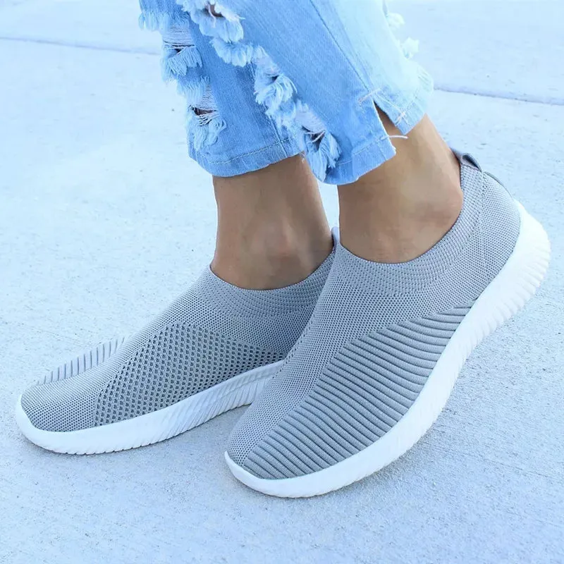 Knitted Sock Sneakers | Women’s Slip-On Loafers Flats