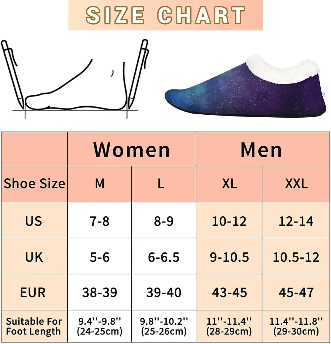KOBLEN Aurora Borealis Slippers for Women House Shoes with Fleece Lining Wide Comfy Full Slippers Lightweight Cozy Loafer with Rubber Sole Unisex Slippers Adults for Indoor Outdoor
