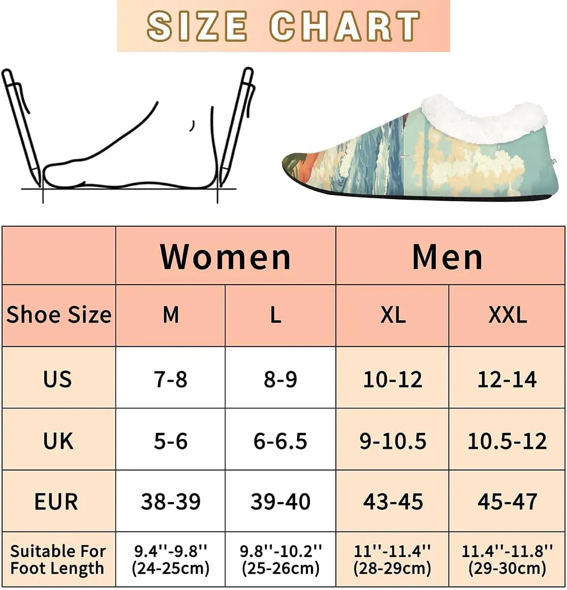 KOBLEN Coconut Beach Slippers for Women House Shoes with Fleece Lining Wide Comfy Full Slippers Lightweight Cozy Loafer with Rubber Sole Unisex Slippers Adults for Indoor Outdoor