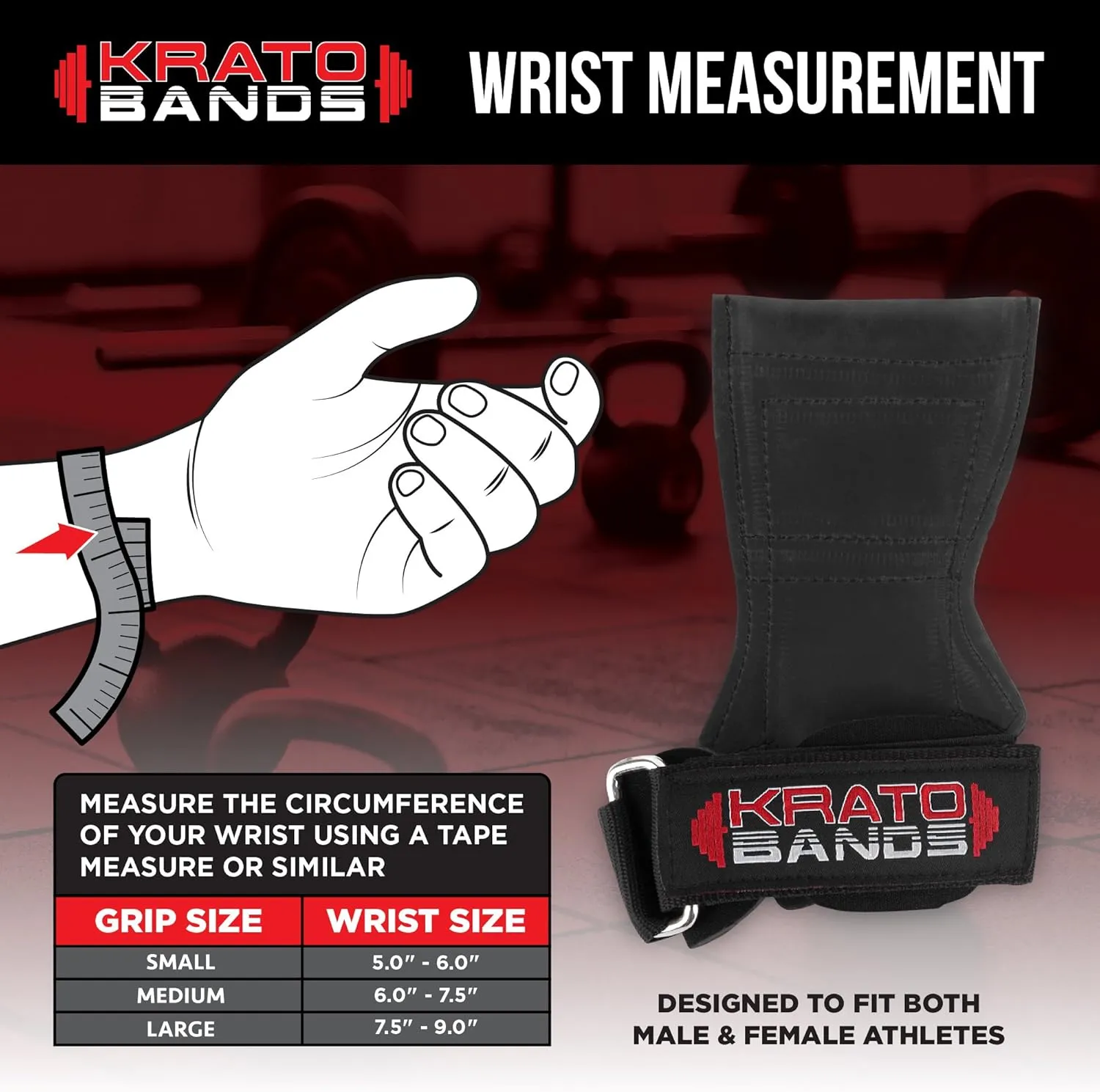 Krato Kevlar Lined Versatile Lifting Straps | Grips Bands