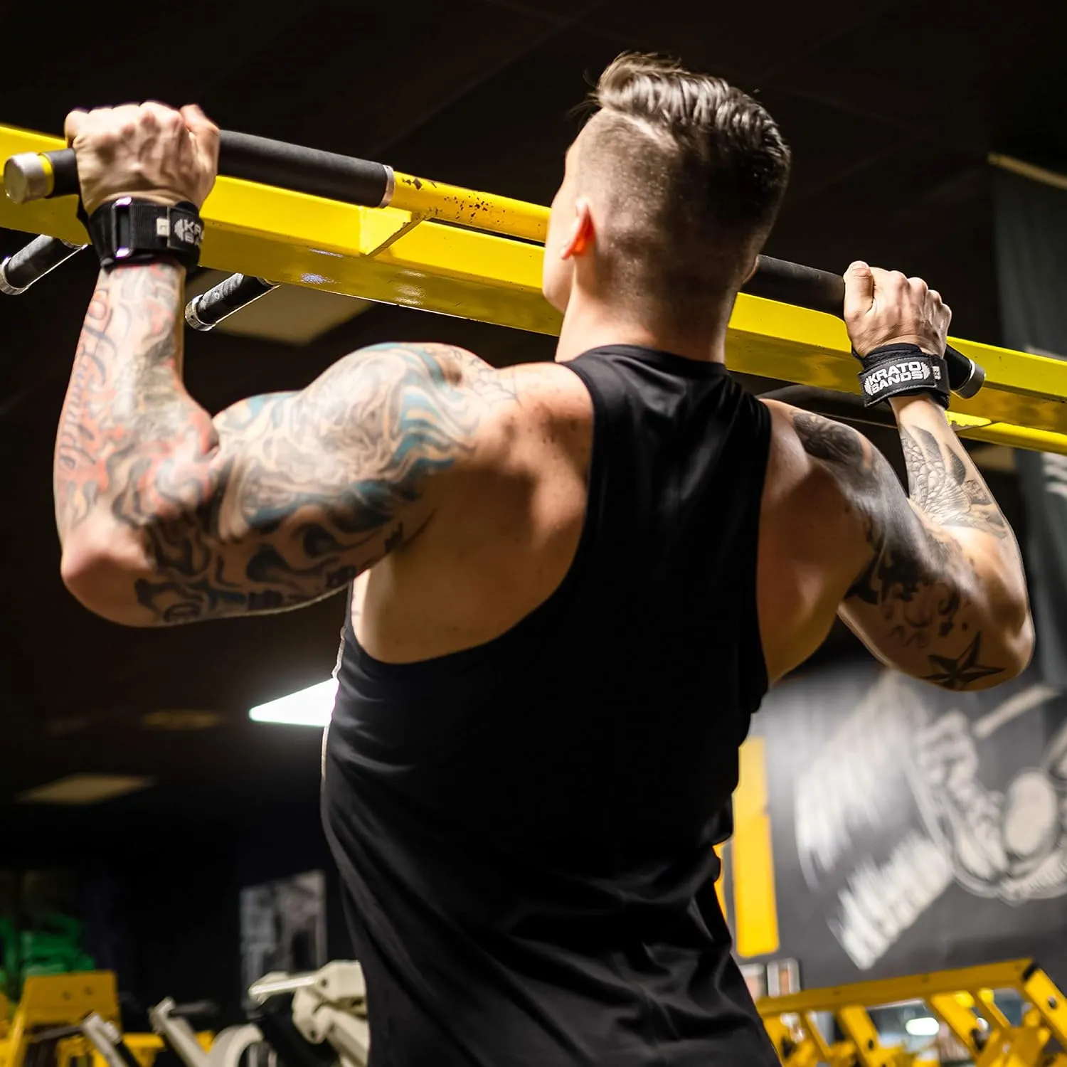 Krato Kevlar Lined Versatile Lifting Straps | Grips Bands