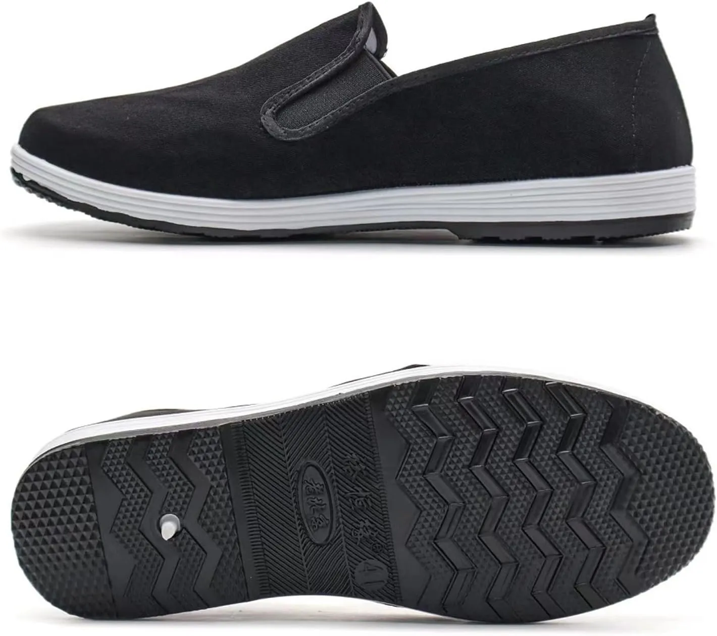 Kung Fu Shoes Slip-On Martial Arts Loafers & Driving Shoes with Rubber Sole