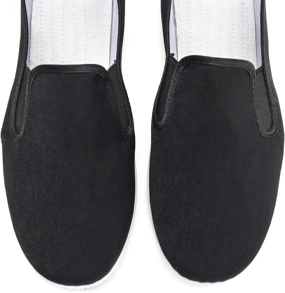 Kung Fu Shoes Slip-On Martial Arts Loafers & Driving Shoes with Rubber Sole