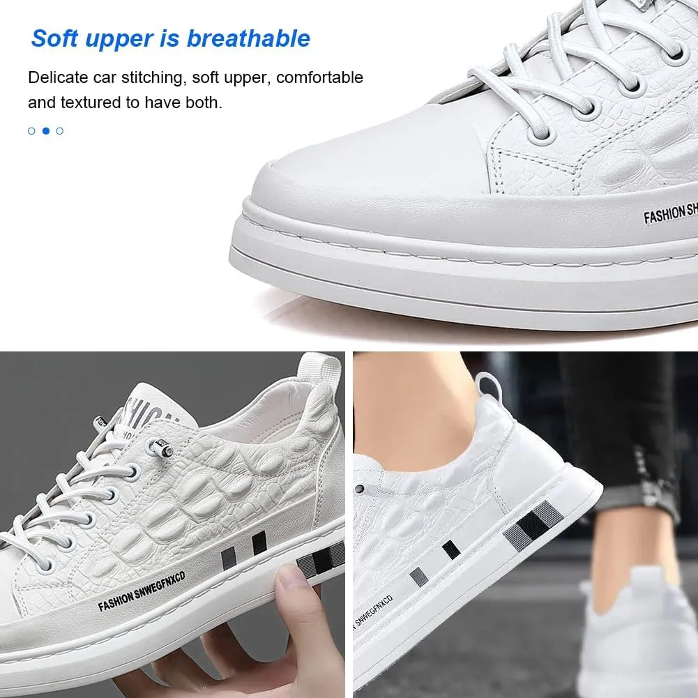KUNWFNIX Mens Slip On Walking Shoes Non Slip Running Shoes Lightweight Workout Shoes Breathable Mesh Fashion Casual Sneakers