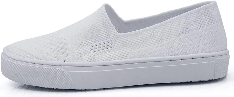 Laforst Jazz 3160 Womens Synthetic Slip Resistant Server Waitress Slip On Flats