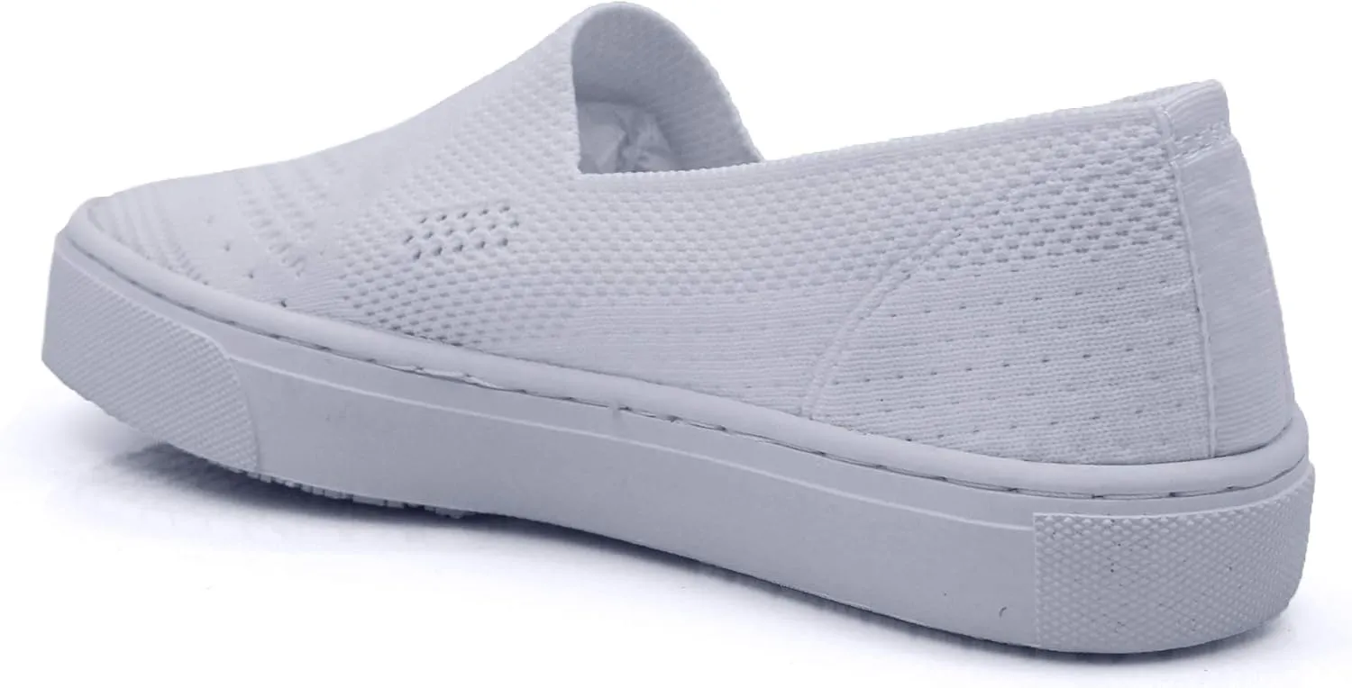Laforst Jazz 3160 Womens Synthetic Slip Resistant Server Waitress Slip On Flats