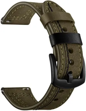 Leather Straps Wrist Straps Smart Watch Straps for Universal Leather Straps Leather Matching Straps(D,22mm)