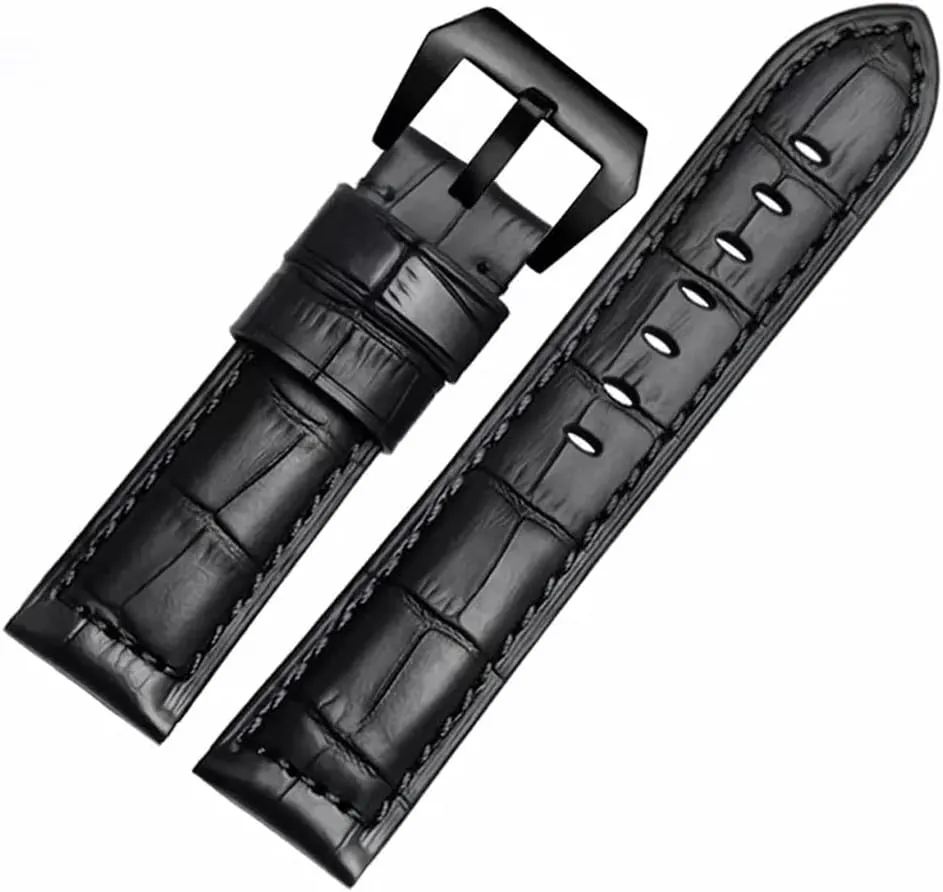Leather Watch Strap Men 22 24mm(20mm)