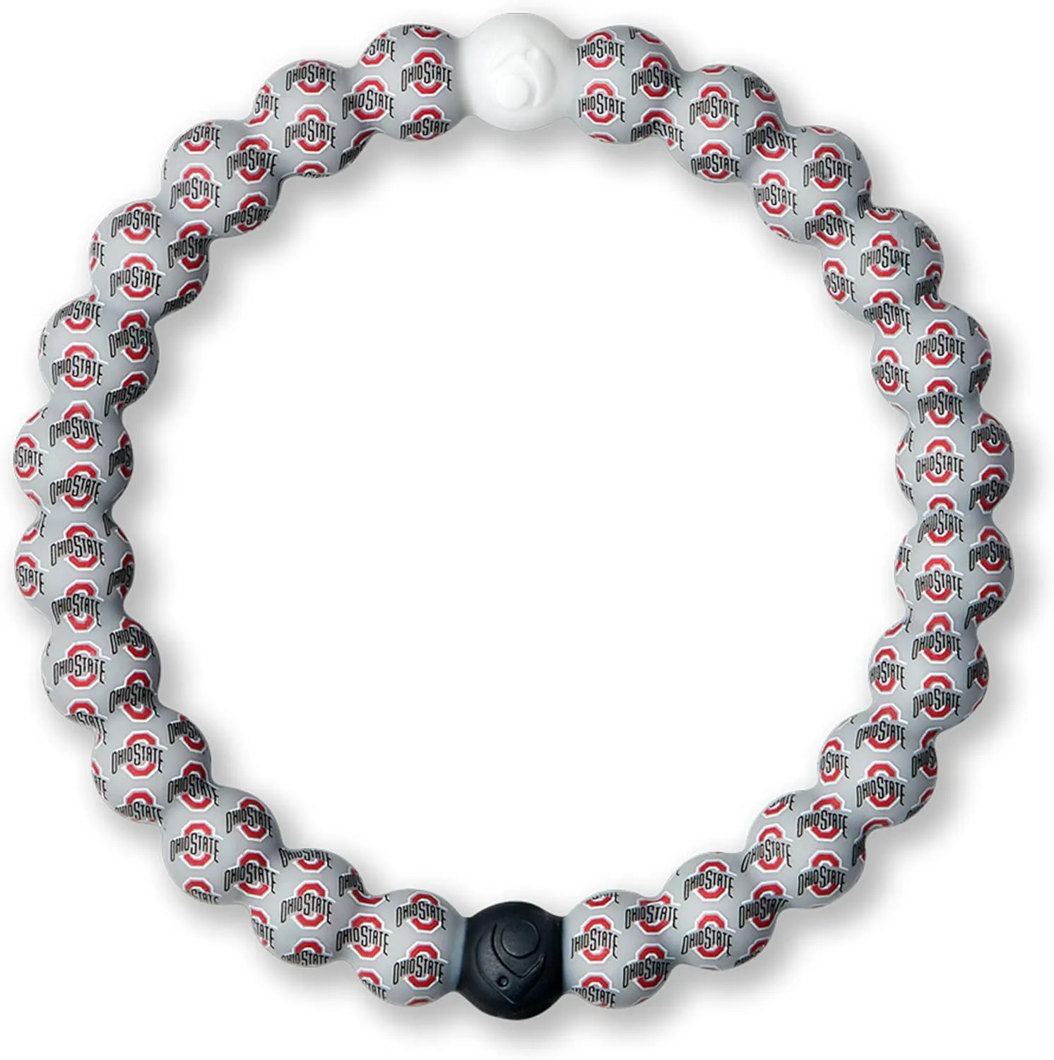 Lokai Collegiate Silicone Beaded Bracelet for Women & Men, College Collection - Silicone Jewelry Fashion Bracelet Slides-On for Comfortable Fit