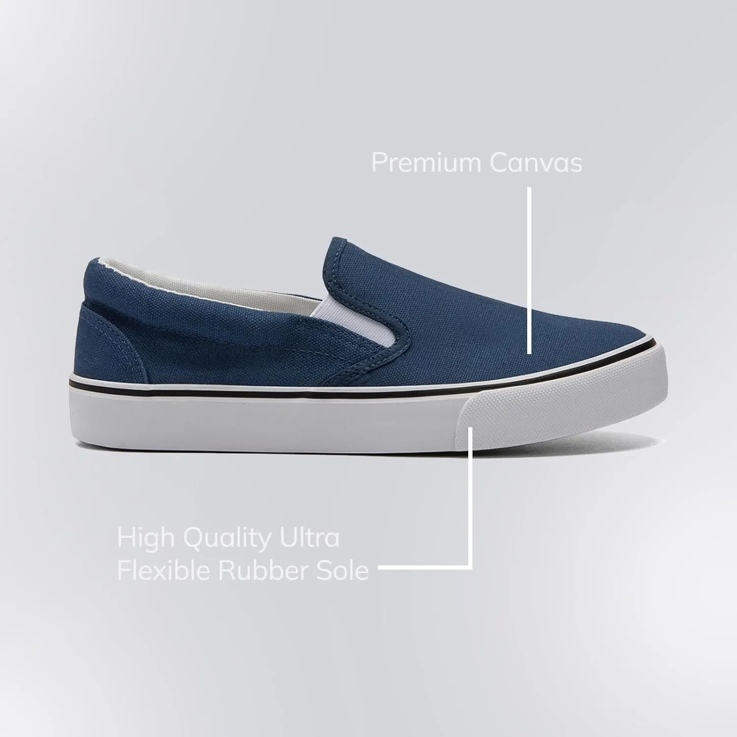 Low-Top Slip Ons Women's Fashion Sneakers Casual Canvas Sneakers for Women Comfortable Flats Breathable Padded Insole Slip on Sneakers Women Low Slip on Shoes