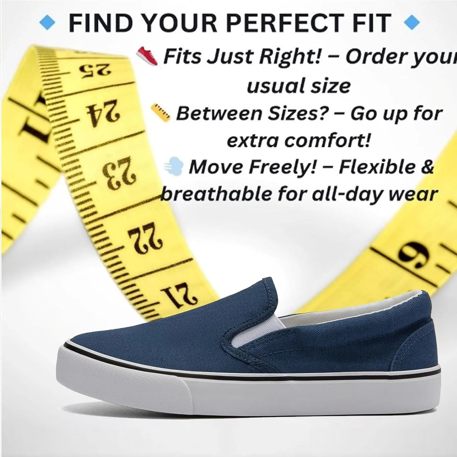Low-Top Slip Ons Women's Fashion Sneakers Casual Canvas Sneakers for Women Comfortable Flats Breathable Padded Insole Slip on Sneakers Women Low Slip on Shoes