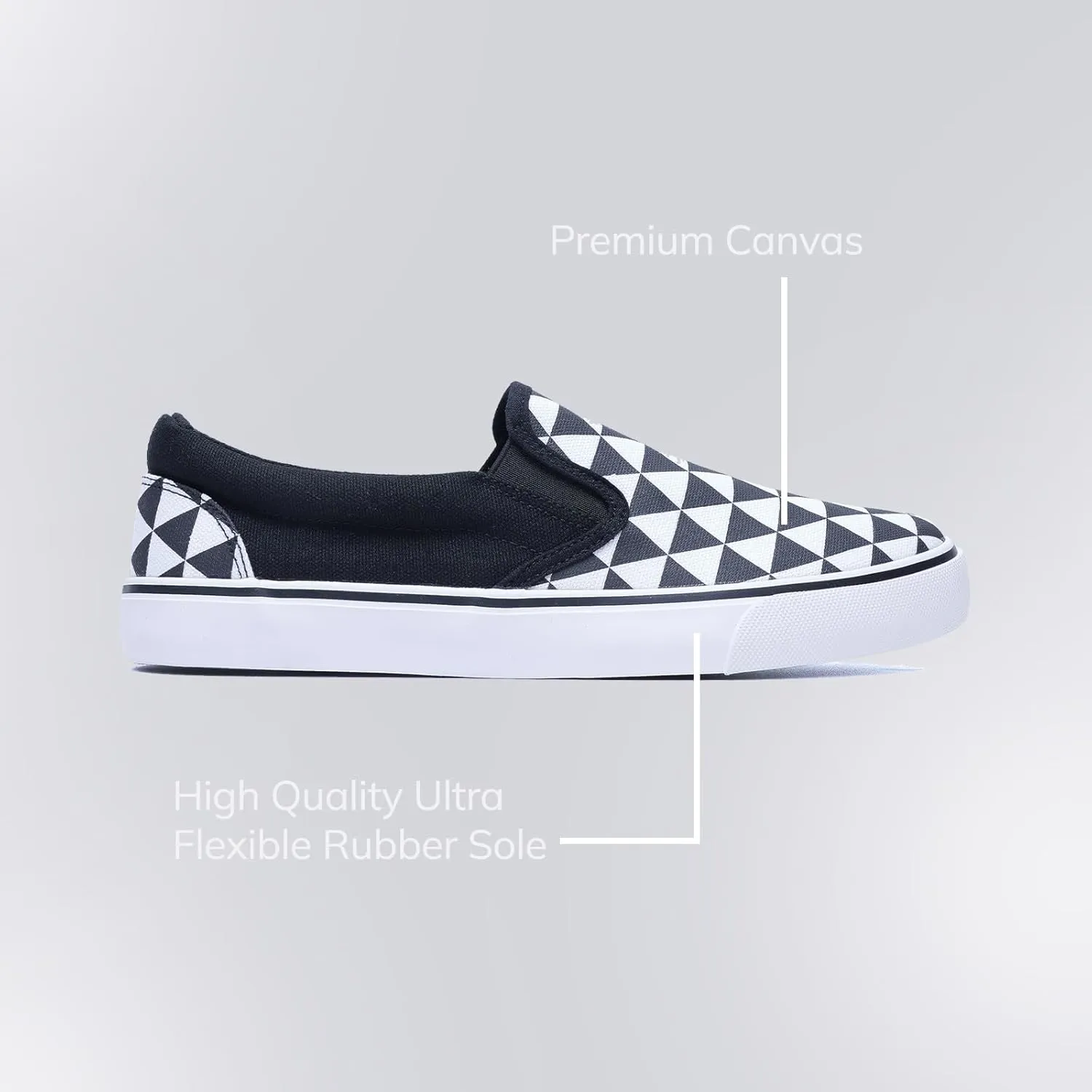 Low-Top Slip Ons Women's Fashion Sneakers Casual Canvas Sneakers for Women Comfortable Flats Breathable Padded Insole Slip on Sneakers Women Low Slip on Shoes