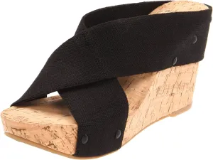 Lucky Brand Women's MILLER2, Black Linels, 8.5 M US