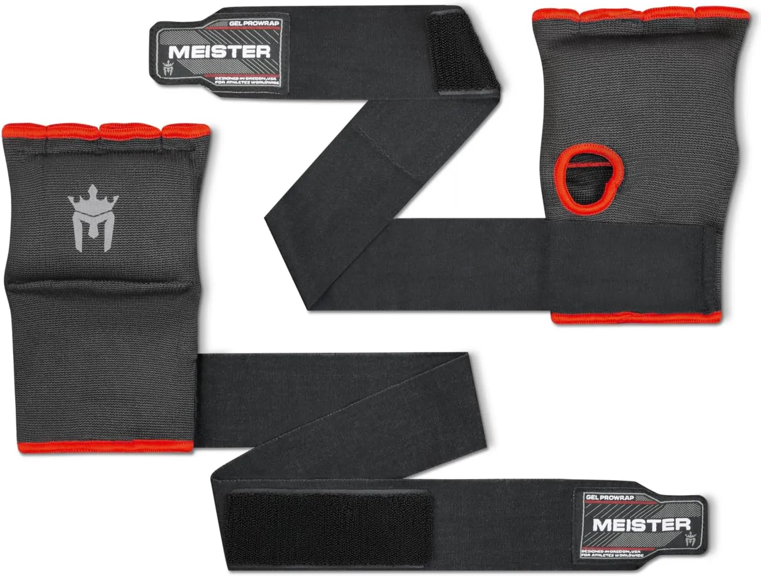 Meister Gel-Padded ProWrap Inner Hand Wrap Gloves (Pair)