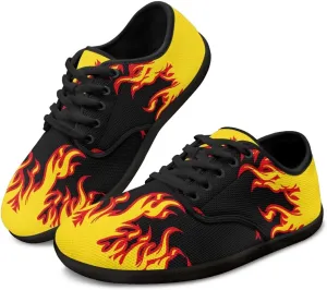 Men Minimalist Walking Shoes Wide Toe Barefoot Shoes Zero Drop Casual Sneakers Breathable Slip On Tennis Shoe