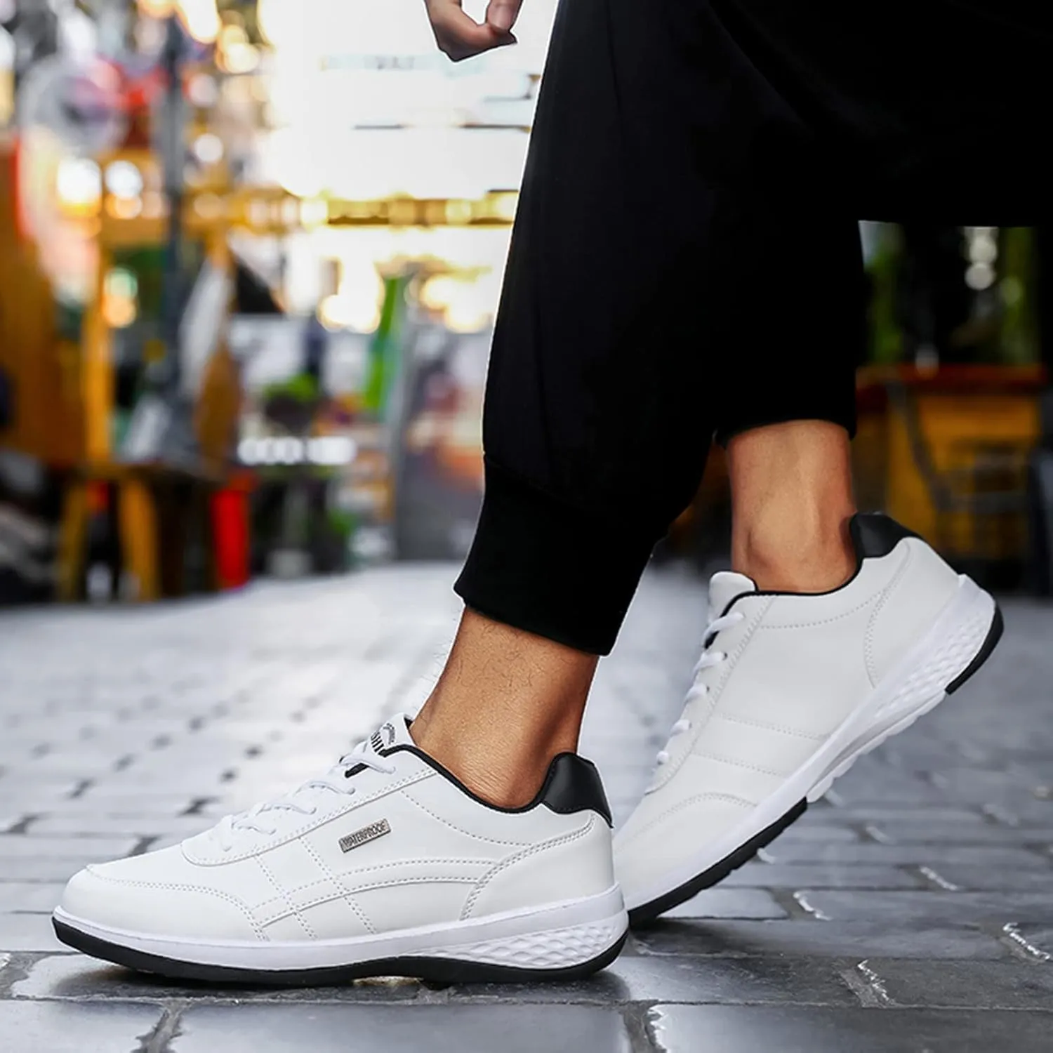 Men Wedge Heel Soft Sole Soft Sole Round Toe Breathable Running Western Shoes Fashion Mens Suede Classic Sneaker