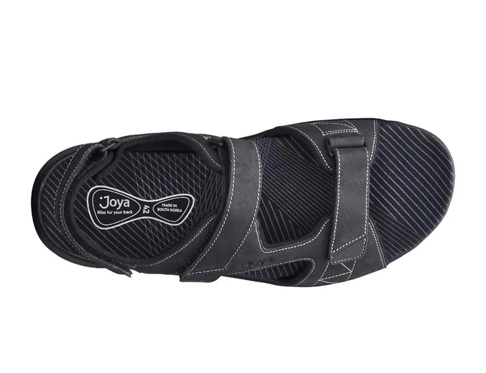 Mens Alexander Black Adjustable Active Sandals
