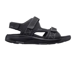 Mens Alexander Black Adjustable Active Sandals