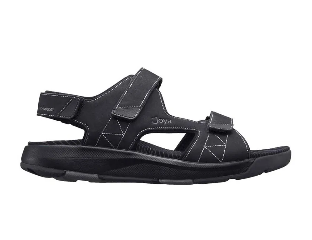 Mens Alexander Black Adjustable Active Sandals