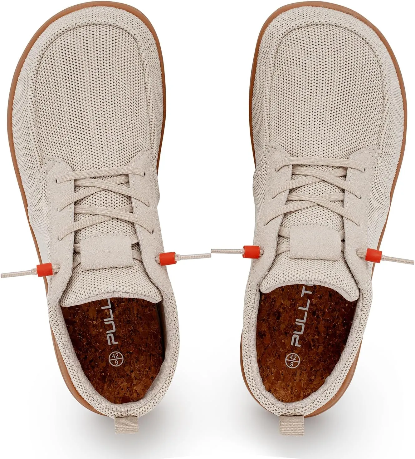 Men's Barefoot Wide Toe Box Shoes - Minimalist Barefoot Shoes with Zero Drop Sole Extra Wide Slip on Walking Shoes for Men