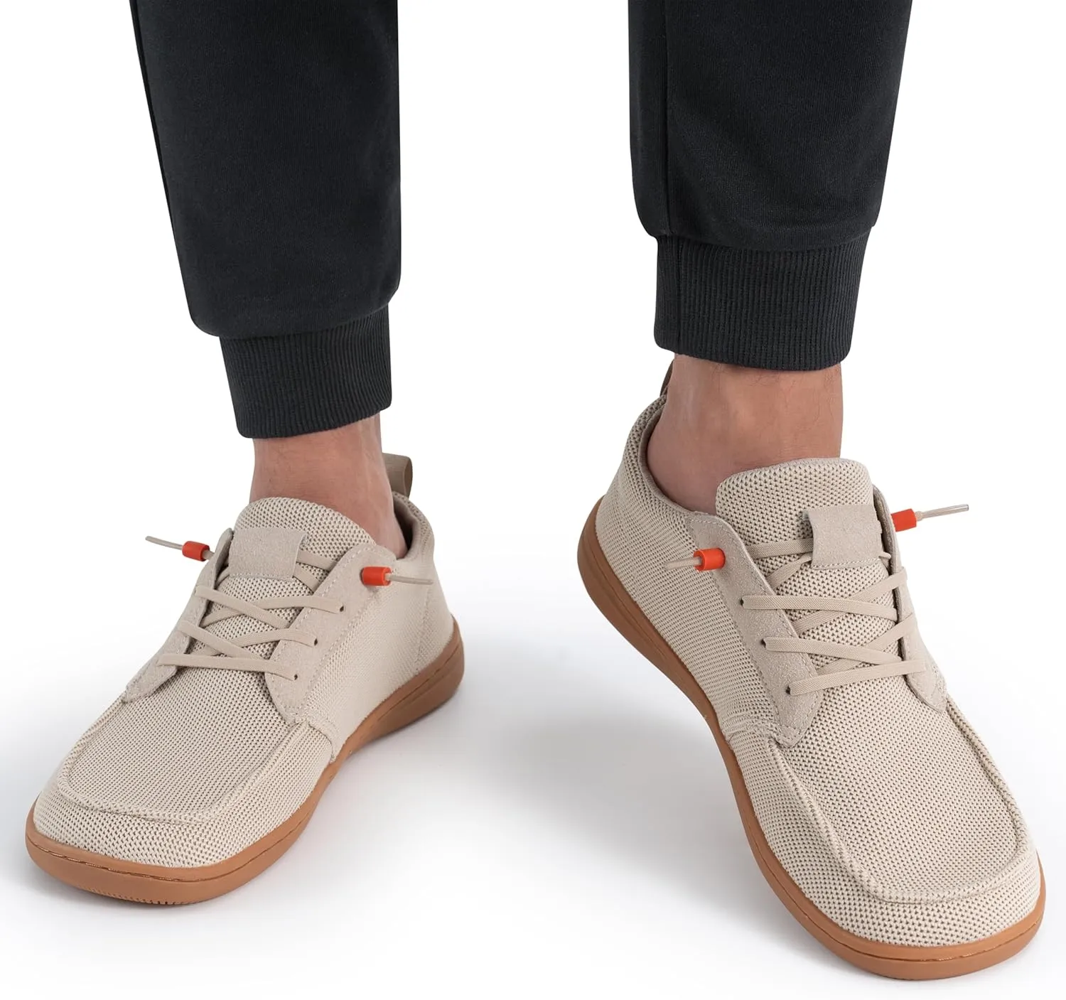 Men's Barefoot Wide Toe Box Shoes - Minimalist Barefoot Shoes with Zero Drop Sole Extra Wide Slip on Walking Shoes for Men