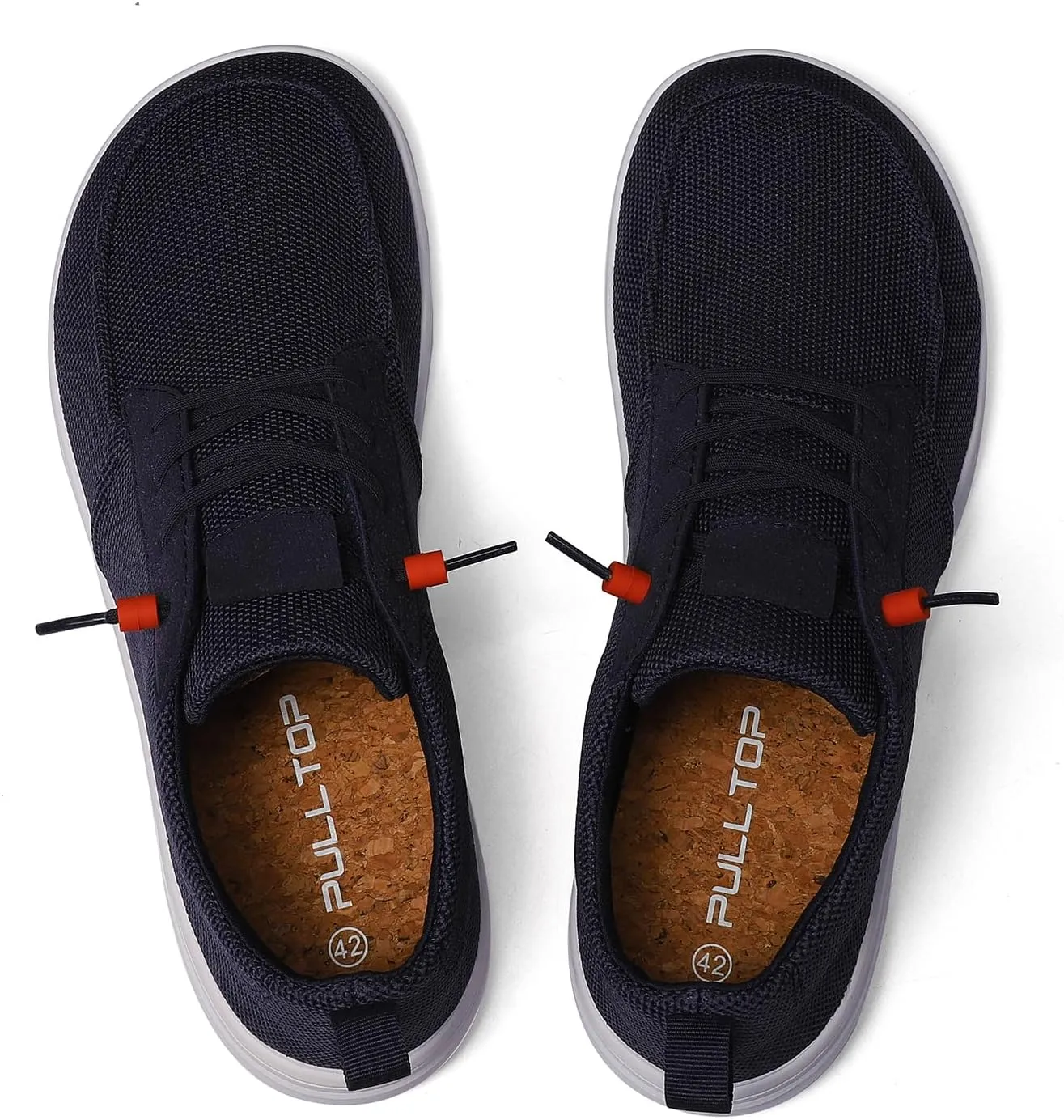 Men's Barefoot Wide Toe Box Shoes - Minimalist Barefoot Shoes with Zero Drop Sole Extra Wide Slip on Walking Shoes for Men