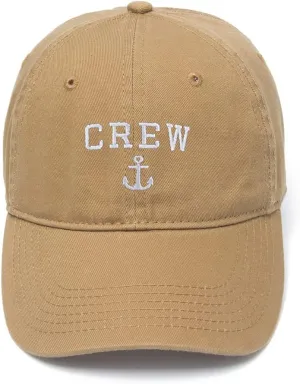 Men's Baseball Caps Crew Anchor Embroidered Dad Hat Washed Cotton Hat