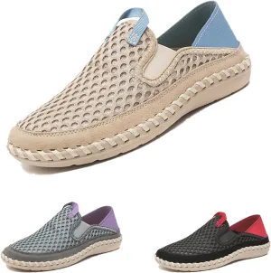 Men's Breathable Casual Shoes, Hiking Shoes, Slip-on, Low-top