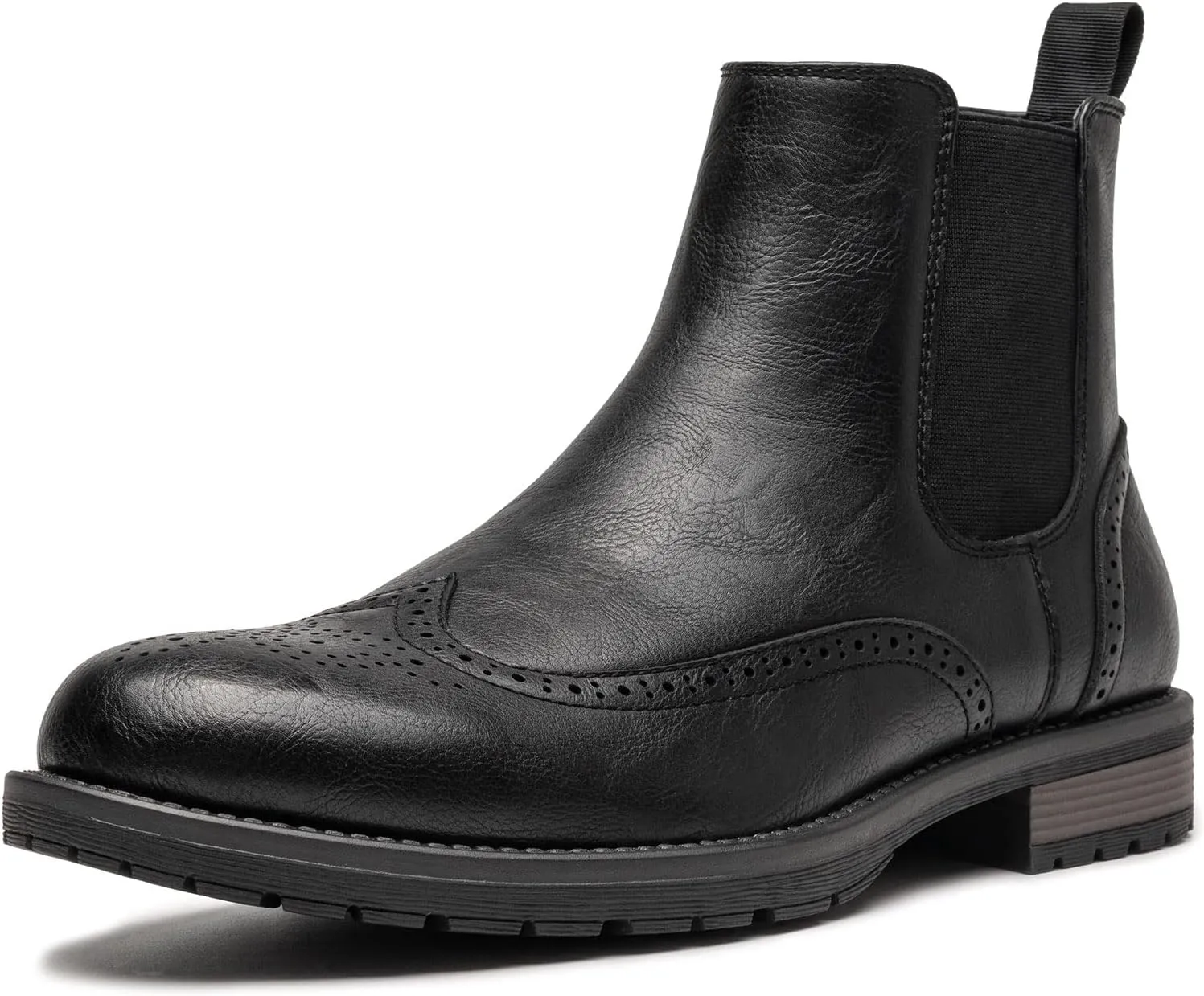 Men's Chelsea Boots Slip-on Formal Dress Boots for Men Casual Ankle Men Boots
