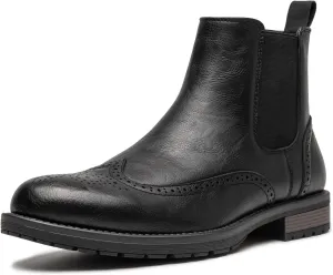 Men's Chelsea Boots Slip-on Formal Dress Boots for Men Casual Ankle Men Boots