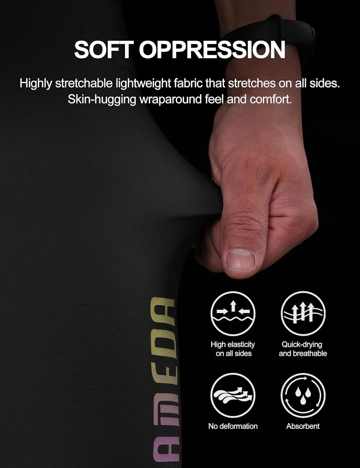 Mens Cycling Bib Shorts,Padded Breathable Bike Shorts Men Lightweight Bicycle Bibs Bike Tight for Road Gravel Biking