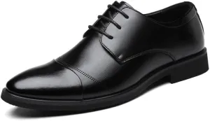 Mens Derby Shoes Footwear Slip-on Dress Shoes Non-Slip Breathable