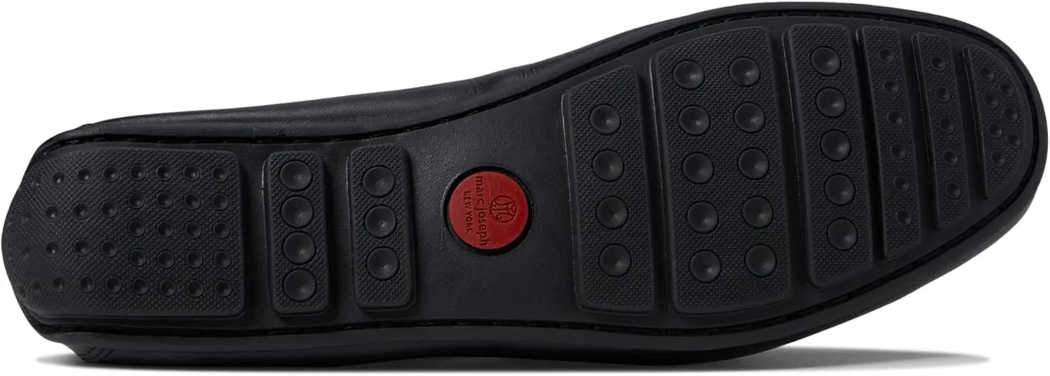 Men's Genuine Leather Casual Slip on Tie-Bow Loafers